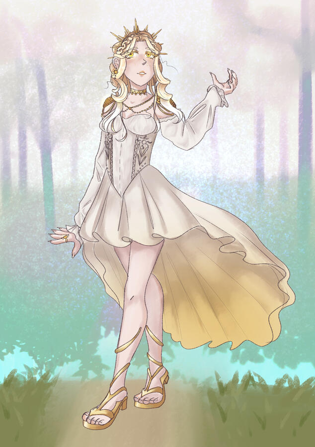 Full body w/ Background - Pathfinder OC